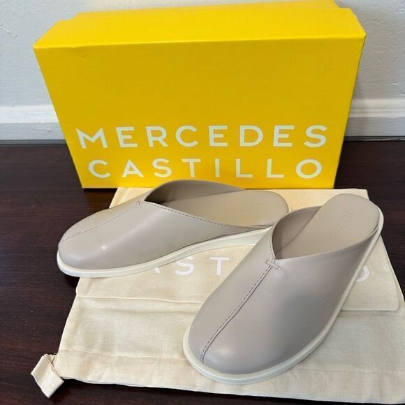 Mercedes Castillo top grain leather upper/lining cushioned Mule size 6/36, NWT - Picture 9 of 15